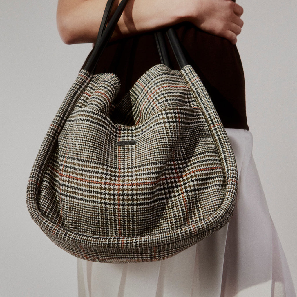 Day GW Woolen Check Sm Shopper